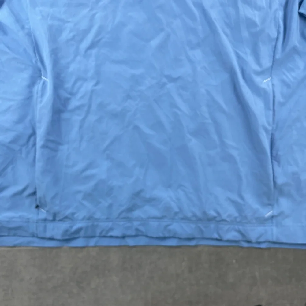 Lions Nike Mens 3XL Blue Quarter Zip Windbreaker Pullover Logo